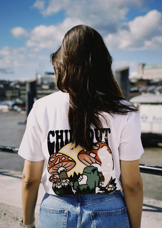 Chill Out — koszulka unisex o swobodnym kroju